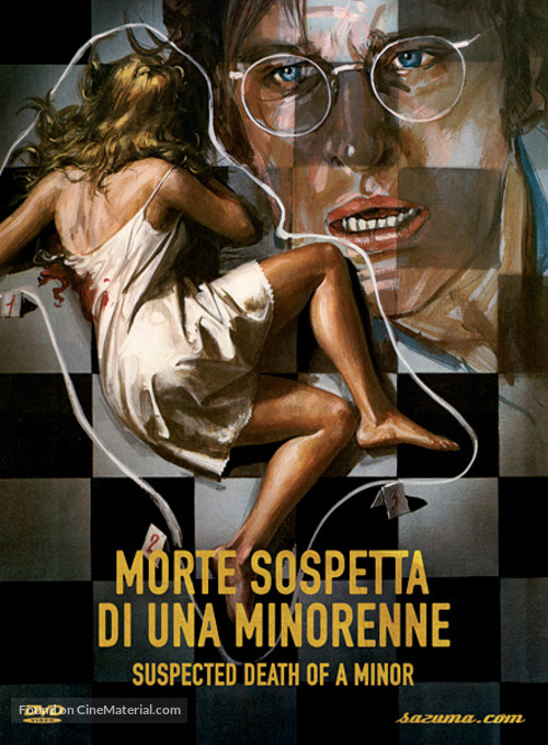 Morte sospetta di una minorenne - Italian DVD movie cover