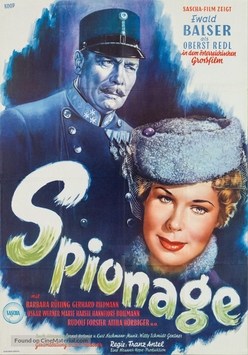 Spionage - German Movie Poster