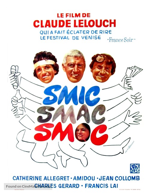 Smic Smac Smoc - Belgian Movie Poster