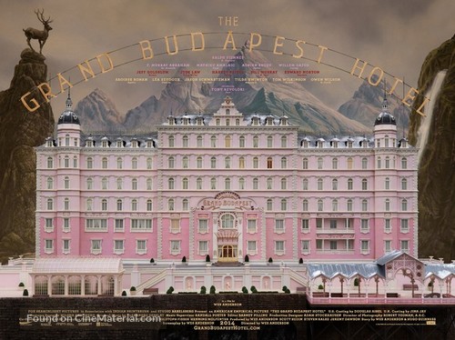 The Grand Budapest Hotel - British Movie Poster