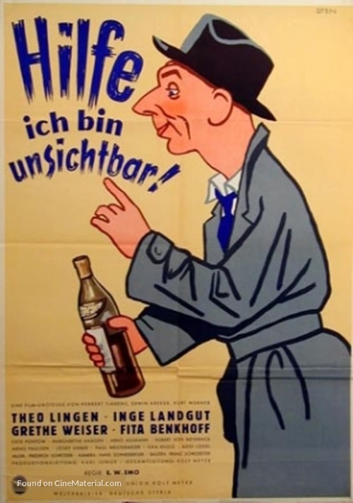 Hilfe, ich bin unsichtbar - German Movie Poster