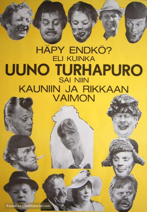 H&auml;py endk&ouml;? Eli kuinka Uuno Turhapuro sai niin kauniin ja rikkaan vaimon - Finnish Movie Cover