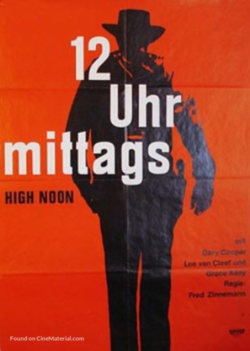 High Noon - German Movie Poster