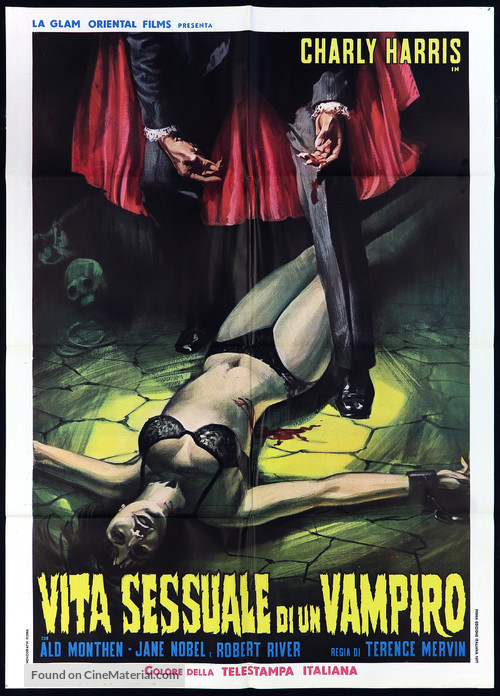 Santo en El tesoro de Dr&aacute;cula - Italian Movie Poster