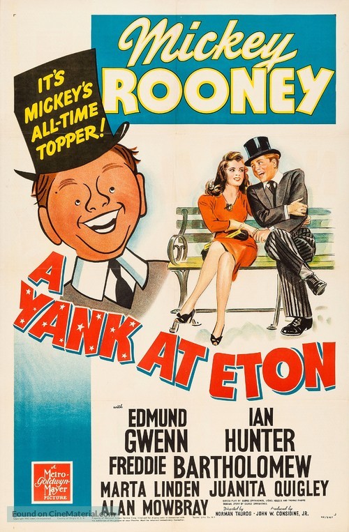 A Yank at Eton - Movie Poster