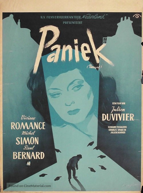 Panique - Dutch Movie Poster
