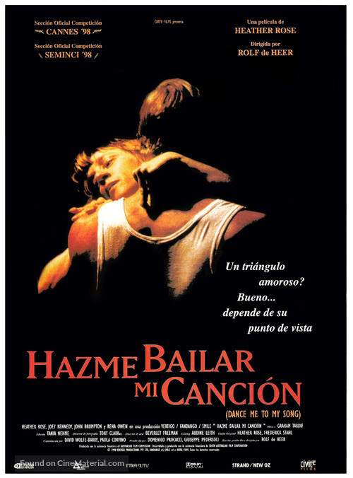 Dance Me to My Song - Spanish Movie Poster