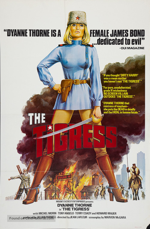 Ilsa the Tigress of Siberia - Canadian Movie Poster