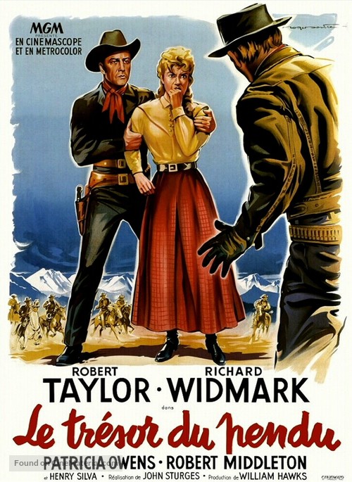 The Law and Jake Wade - French Movie Poster