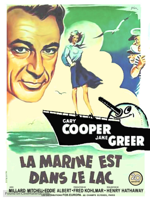 You&#039;re in the Navy Now - French Movie Poster
