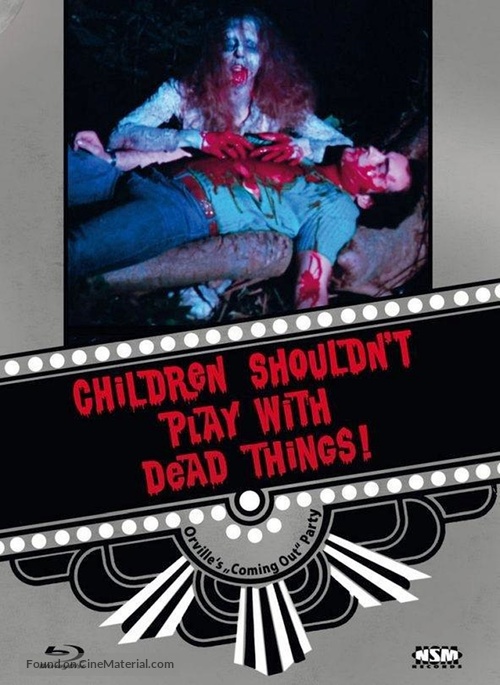 Children Shouldn&#039;t Play with Dead Things - Austrian Blu-Ray movie cover