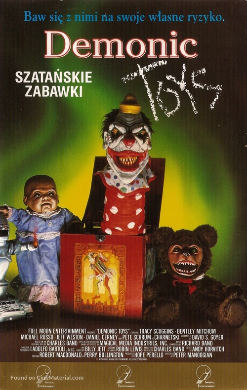 Demonic Toys - Polish VHS movie cover