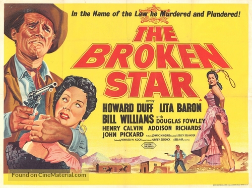 The Broken Star - British Movie Poster