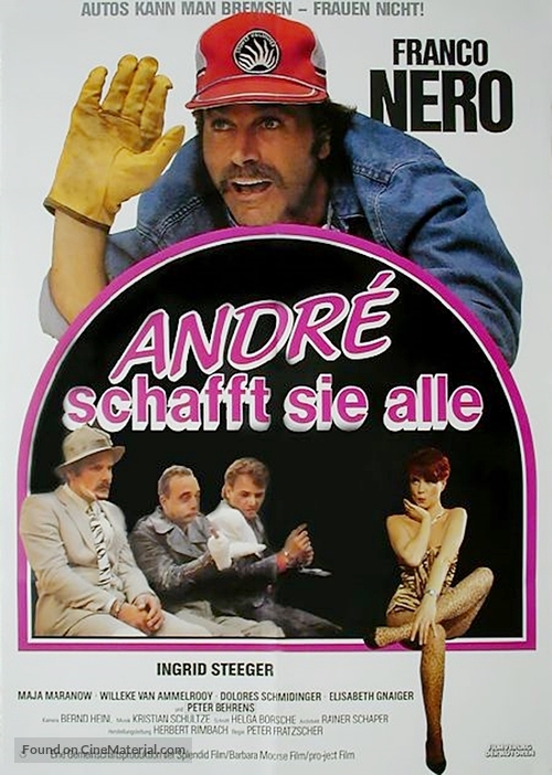 Andr&eacute; schafft sie alle - German Movie Poster