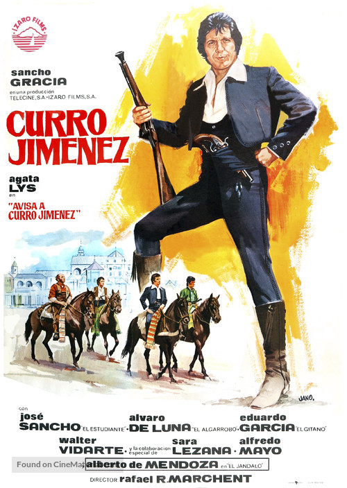 Avisa a Curro Jim&eacute;nez - Spanish Movie Poster