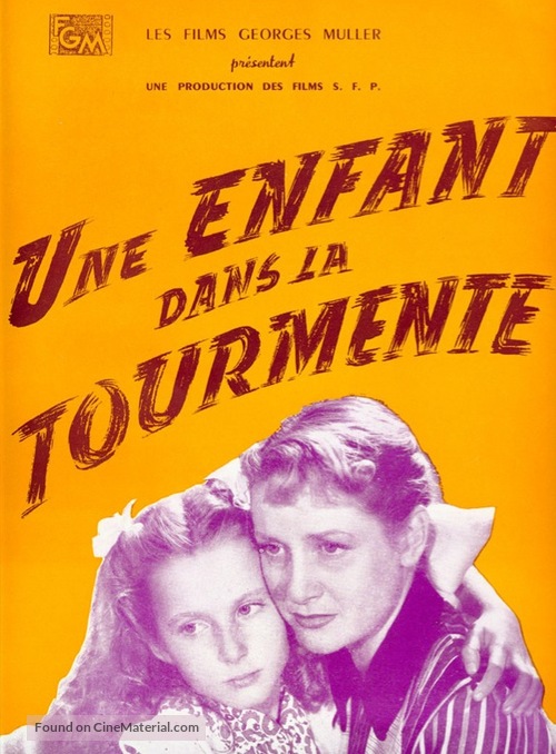 Une enfant dans la tourmente - French Movie Poster