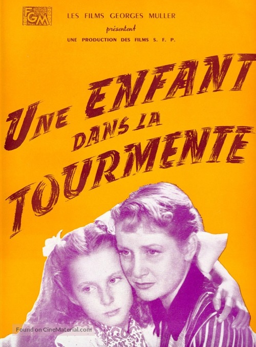 Une enfant dans la tourmente - French Movie Poster