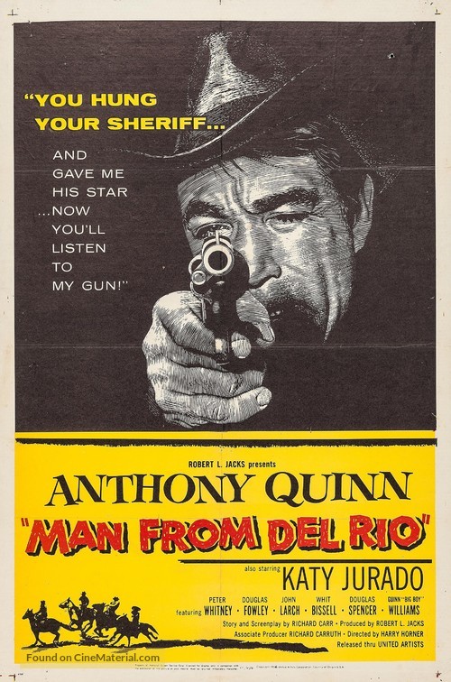 Man from Del Rio - Movie Poster