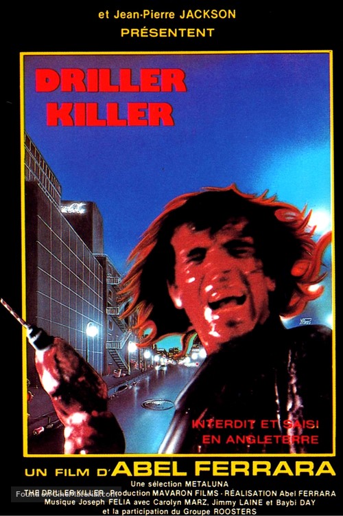 The Driller Killer - French Movie Poster