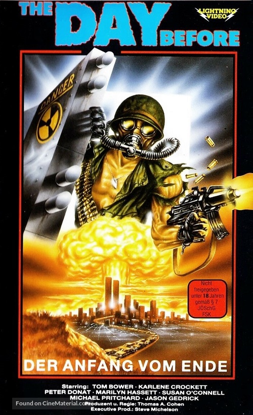 Massive Retaliation - German VHS movie cover