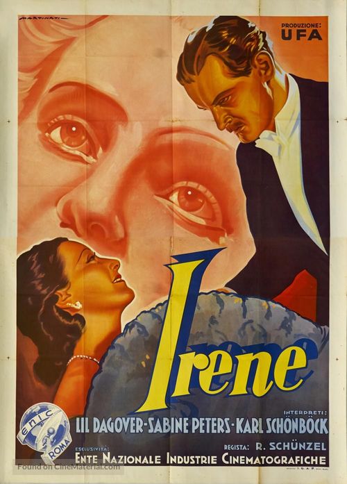 Das M&auml;dchen Irene - Italian Movie Poster