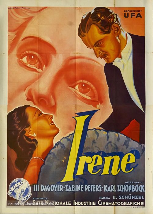 Das M&auml;dchen Irene - Italian Movie Poster