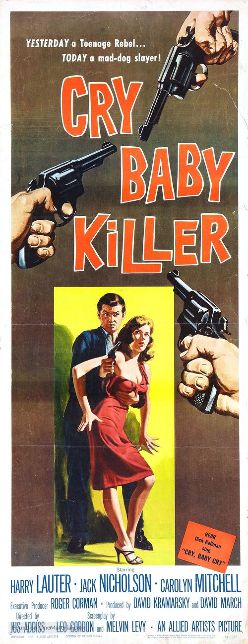The Cry Baby Killer - Movie Poster
