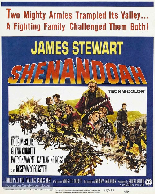 Shenandoah - Movie Poster