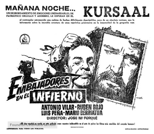 Embajadores en el infierno - Spanish poster