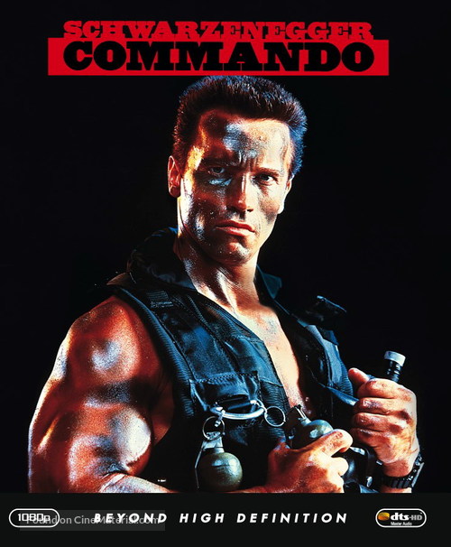 Commando - Swedish Blu-Ray movie cover