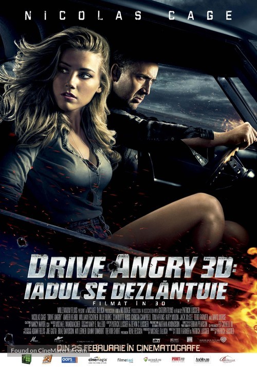 Drive Angry - Romanian Movie Poster