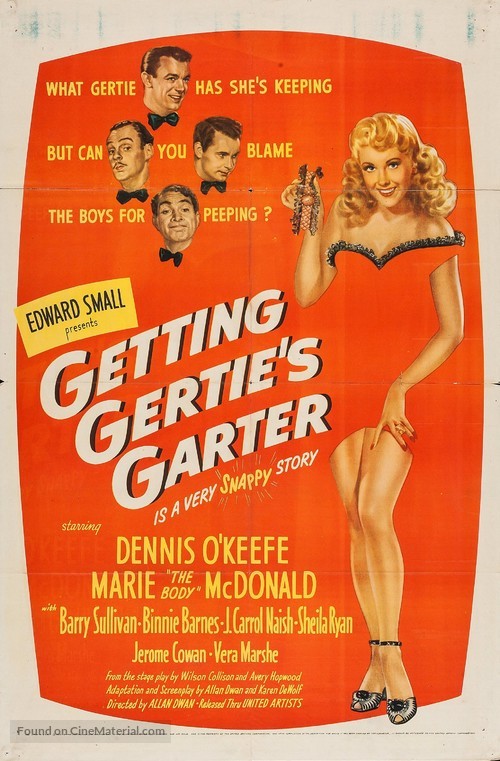 Getting Gertie&#039;s Garter - Movie Poster