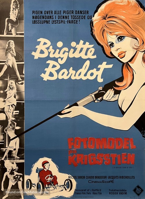La bride sur le cou - Danish Movie Poster
