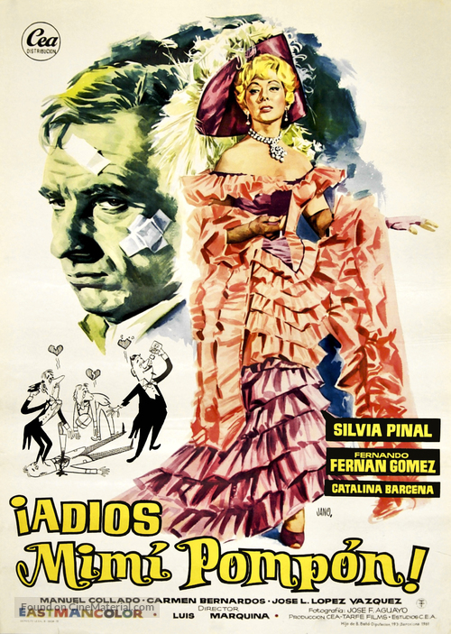 Adi&oacute;s, Mim&iacute; Pomp&oacute;n - Spanish Movie Poster