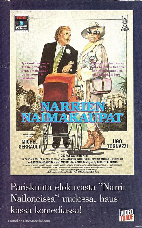 Cage aux folles, La - Finnish VHS movie cover