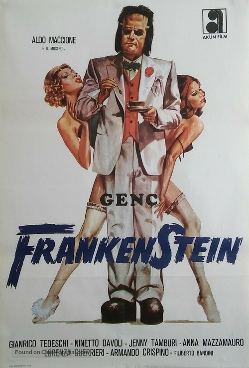 Frankenstein all&#039;italiana - Turkish Movie Poster