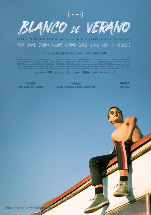 Blanco de Verano - Mexican Movie Poster