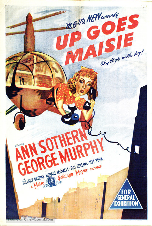 Up Goes Maisie - Australian Movie Poster