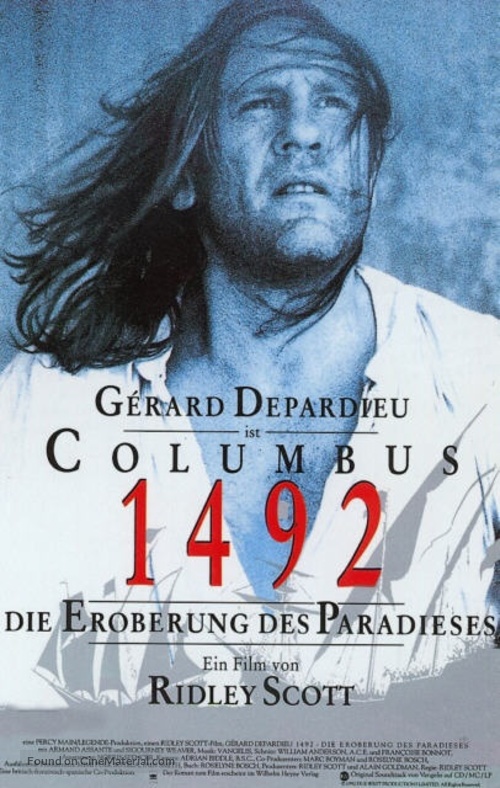 1492: Conquest of Paradise - German Movie Poster