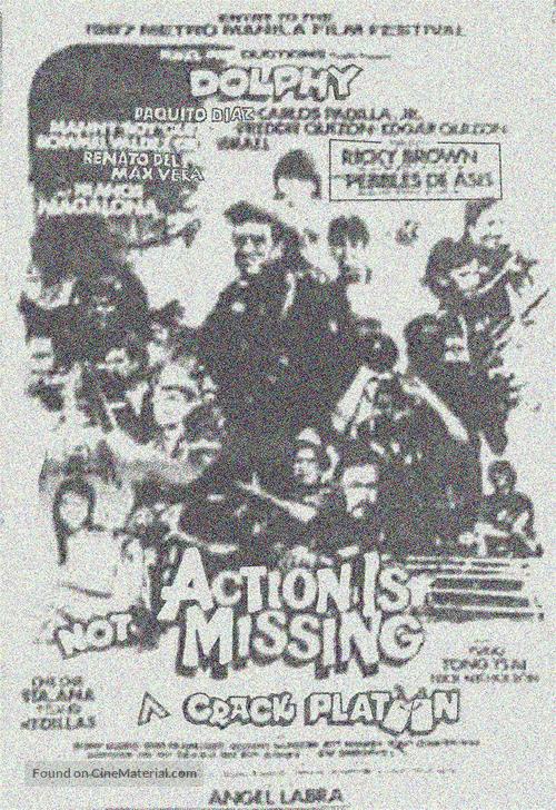 Action Is Not Missing - Philippine Movie Poster