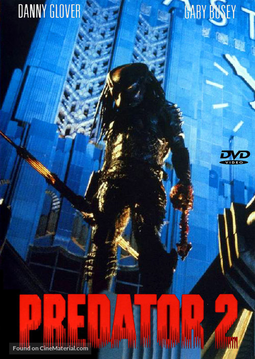 Predator 2 - DVD movie cover