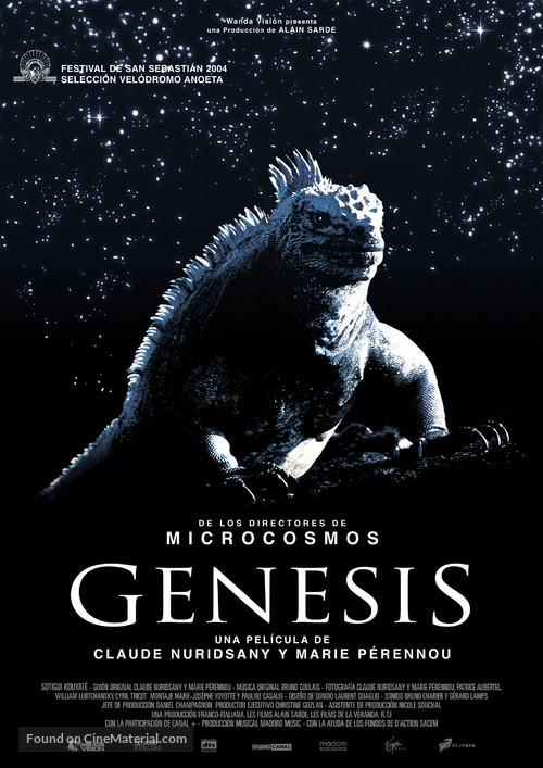 Genesis - Spanish Theatrical movie poster