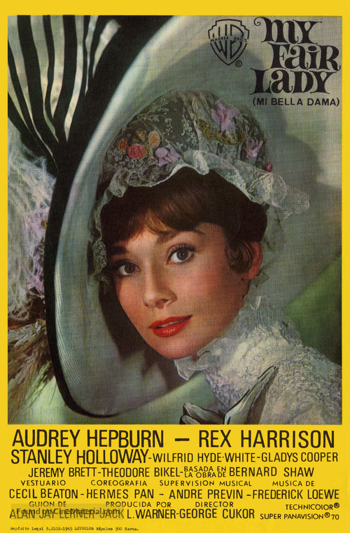 My Fair Lady - Spanish Movie Poster