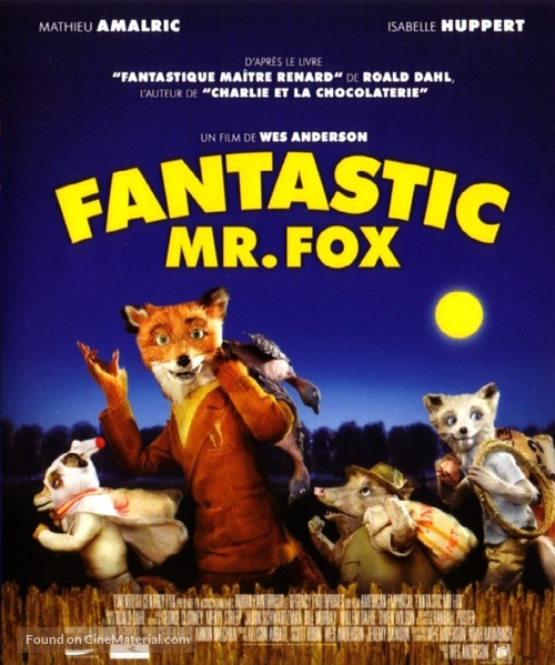 Fantastic Mr. Fox - French Blu-Ray movie cover