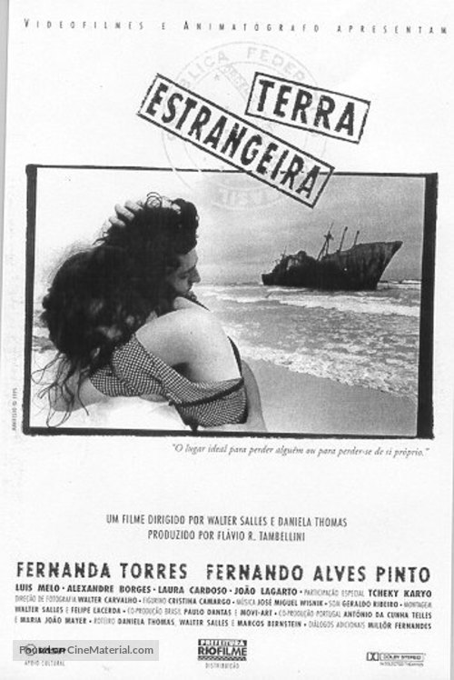 Terra Estrangeira - Brazilian Movie Poster