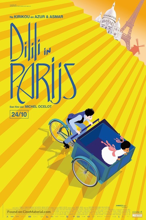 Dilili &agrave; Paris - Belgian Movie Poster