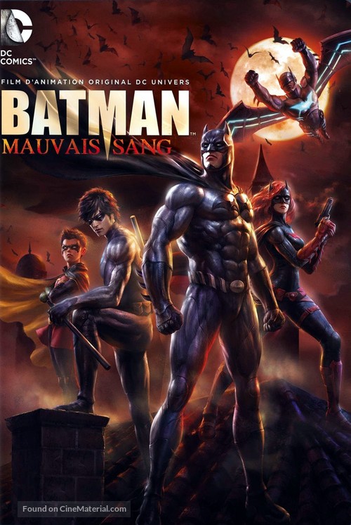 Batman: Bad Blood - French DVD movie cover