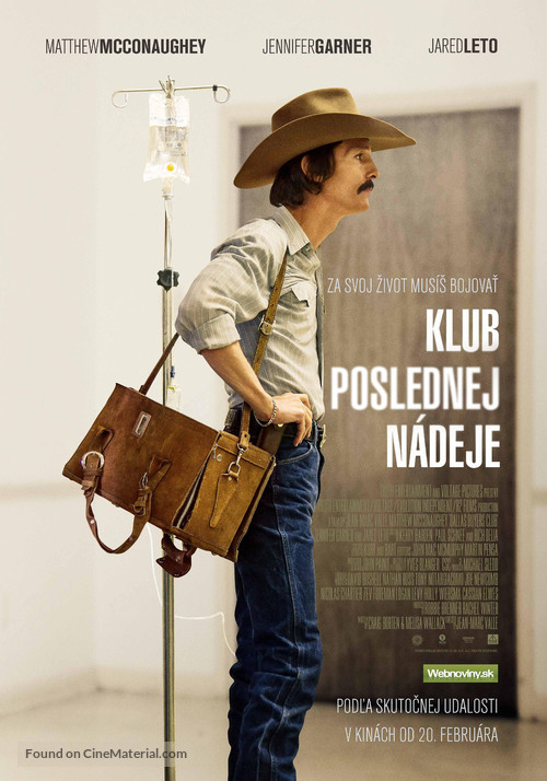 Dallas Buyers Club - Slovak Movie Poster