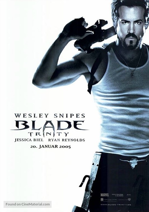 Blade: Trinity - German Movie Poster