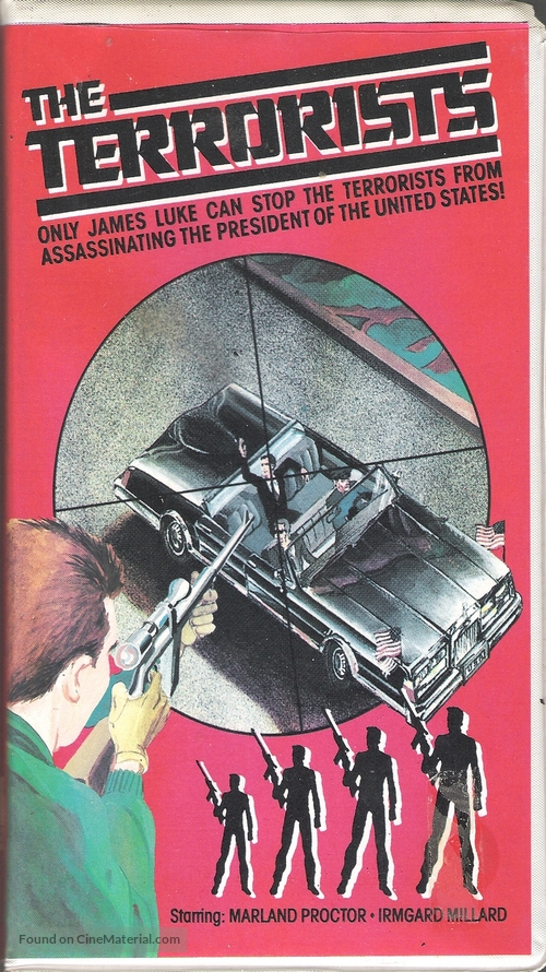 The Terrorists - VHS movie cover